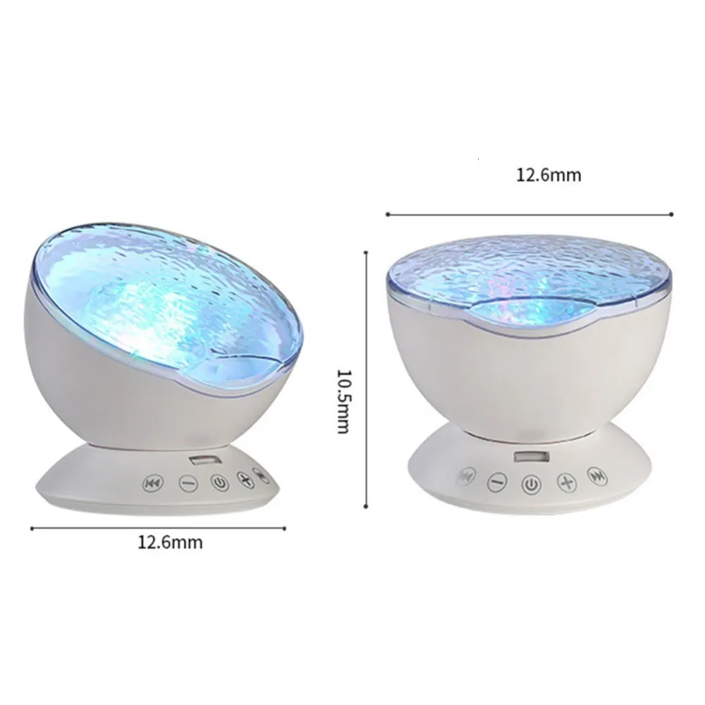 Океан волны светодиодный ночной Светильник Magic звездное небо Аврора проектор