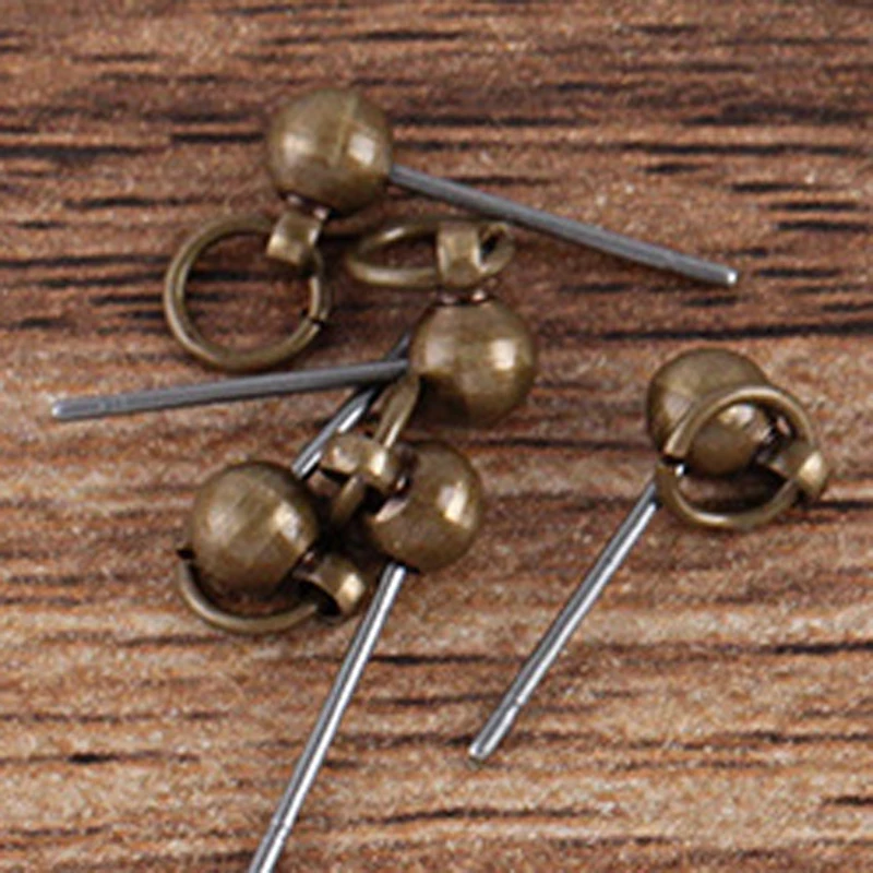 

10 pieces 3/4/5mm ball jewelry DIY earrings Handmade accessories