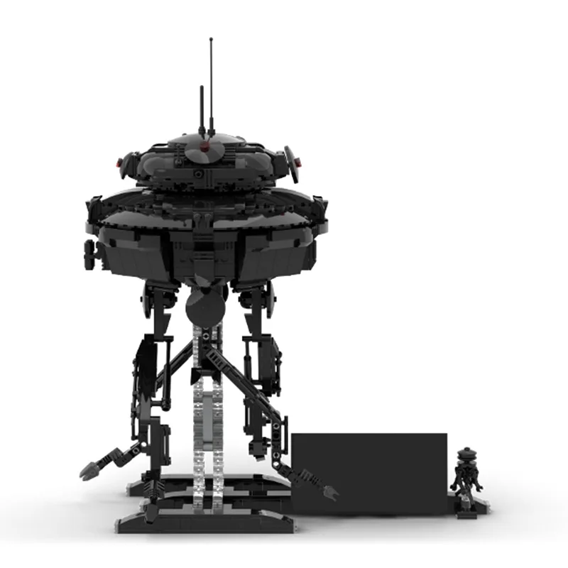 

MOC Robot Bricks Imperial Probe Droid Building Blocks Modular Military Wars Weapons Toys Educational Gift For Birthday Kids
