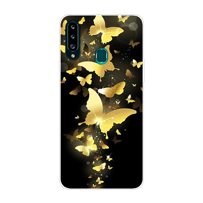 Чехол для Samsung A20s мягкий силиконовый чехол накладка с мультяшным рисунком Galaxy A 20s