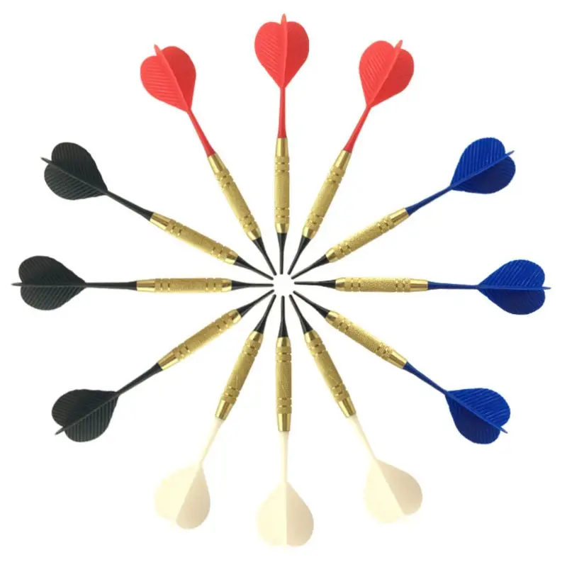 

12pcs/set Soft Nylon Tip Darts PC Shaft for Electronic Plastic Dartboard Home Bar Random Color 27RD