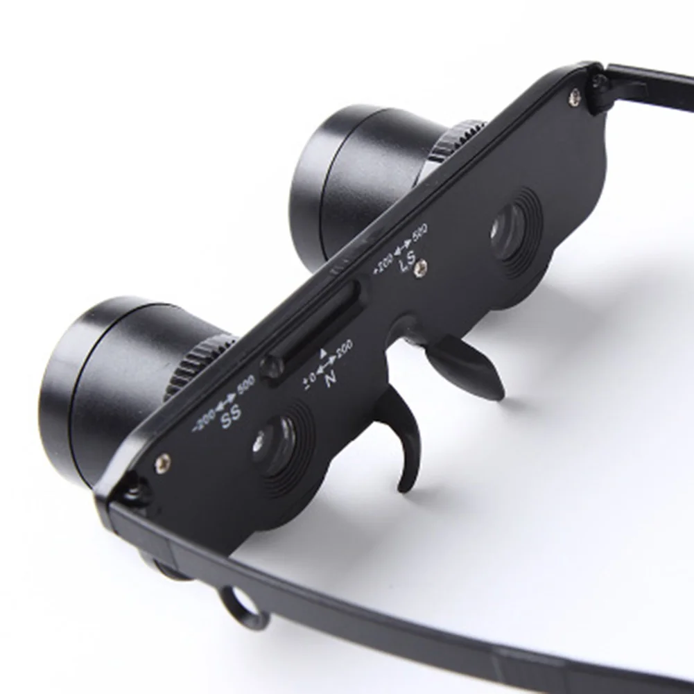 

Adjustable Telescope glasses 14*13cm Protruding Magnifying Glass Lightweight
