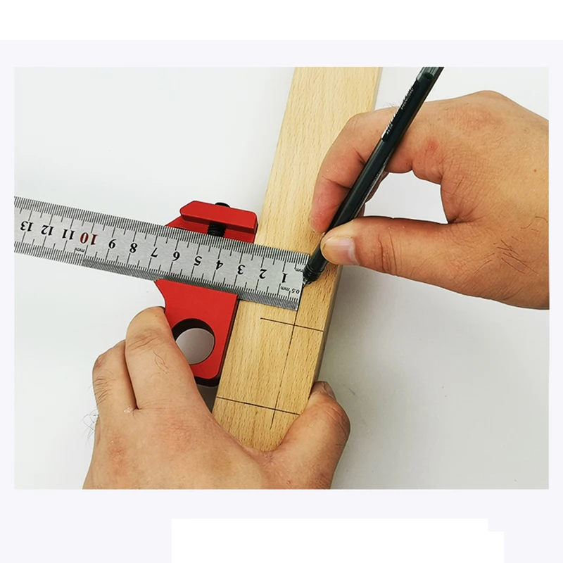 Угловой грибер стальная линейка позиционирующий блок деревообрабатывающая