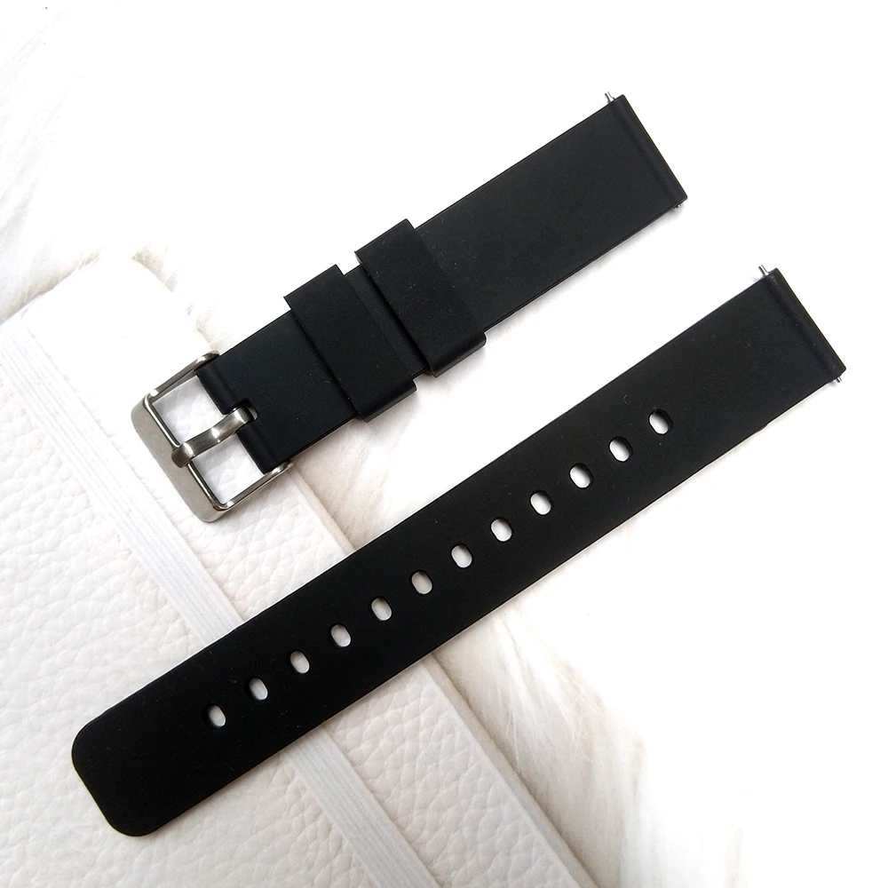 

Silicone Soft Watch Band For Haylou Solar LS05 Smart Watch Bracelet For Xiaomi Amazfit Stratos 2/3 Wrist Strap For Honor Magic 2