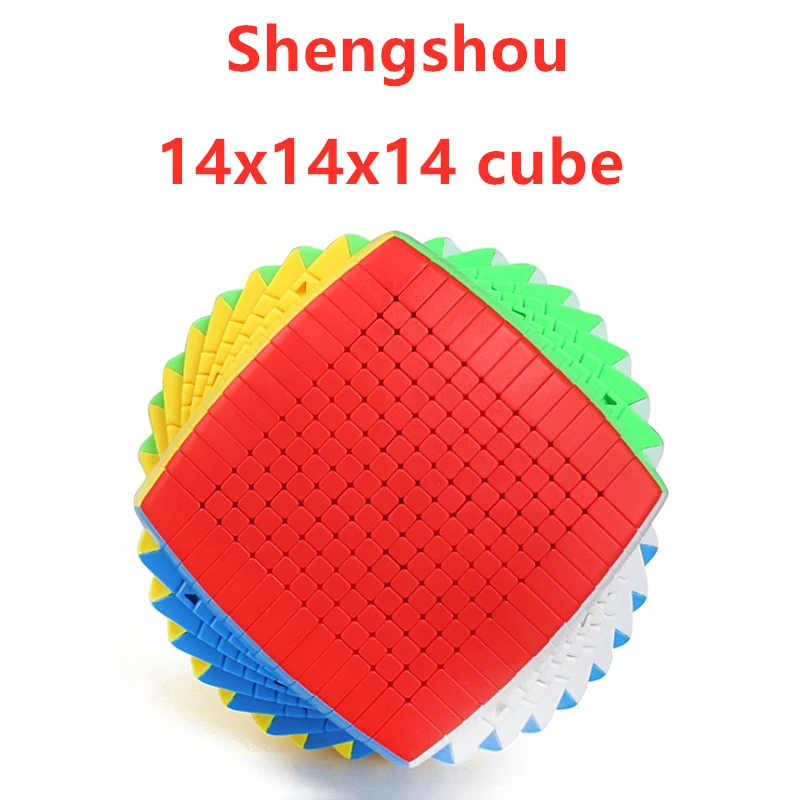 Shengshou 14x14x14 кубик SengSo 14x14 Магический shengshou скоростной magico 14 слоев | Игрушки и хобби