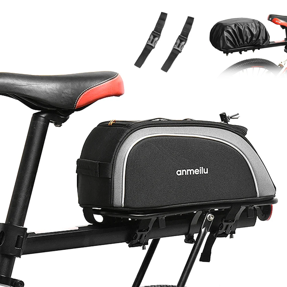 Сумка для багажника велосипеда 7 л нейлоновая/полиуретановая сумка