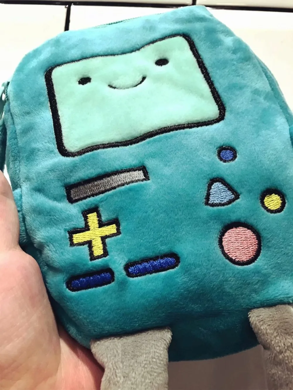 Adventure Huobao игровой автомат BMO Наклонная Сумка время приключений плюшевый симпатичный сотовый телефон нулевой кошелек сумка на одно плечо