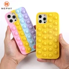 Силиконовый чехол для iPhone 11, 12, XS Pro Max, 6 S, 6 s, 7, 8 Plus, X, XR, 5s, SE 2020, с эффектом снятия стресса