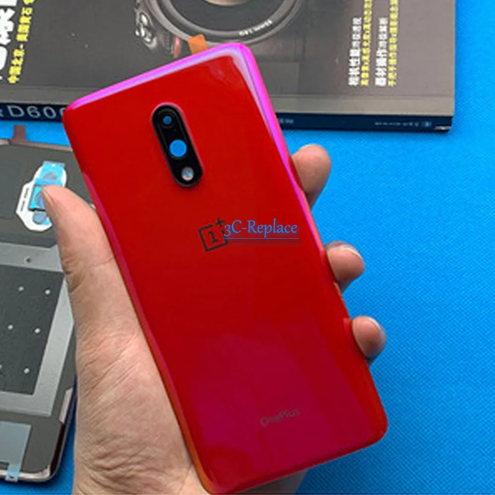 Оригинальный Новый 6 4 дюймов для OnePlus 7 1 + GM1901 GM1903 задняя Батарея крышка дверца