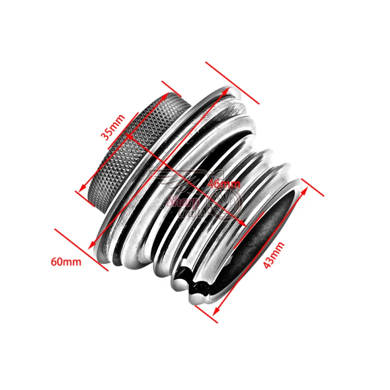 Мотоциклетный выдвижной винтовой утапливаемый топливный бак газовая Крышка для