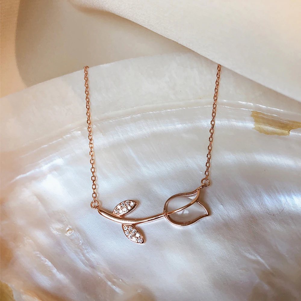 В Корейском стиле с цветком из опала цепочка кулоном браслеты подвесками