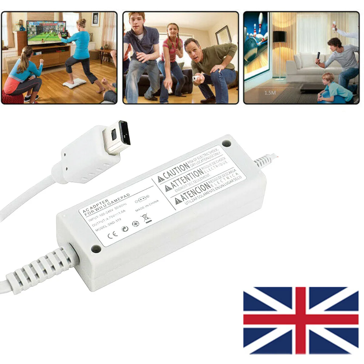 Адаптер питания переменного тока SOONHUA соединительный зарядный кабель шнур для