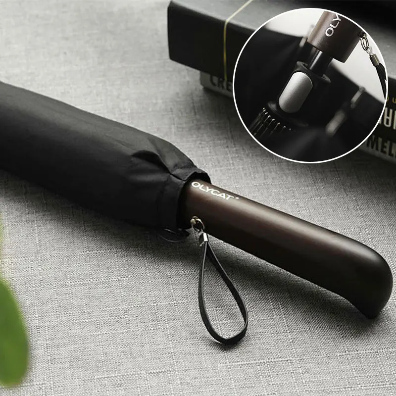 Зонт OLYCAT мужской брендовый прочный ветрозащитный роскошный большой зонт с