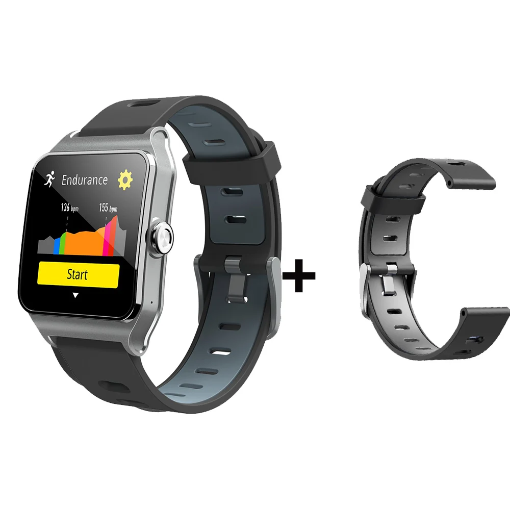 Гарантия 1 год BR3 gps 17 видов спорта Smart Band Bluetooth ч Strava браслет IP68 Водонепроницаемый Фитнес трекер Для мужчин часы - Цвет: Gray add black2