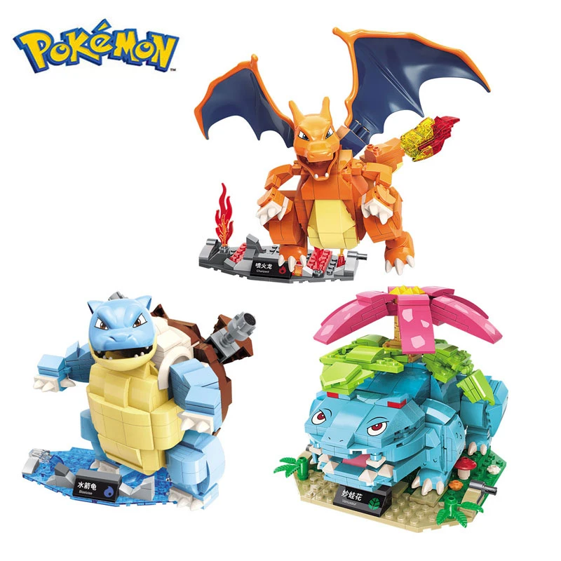 TAKARA TOMY Pokemon совместим с Lego мелкие частицы строительные блоки модель Пикачу и