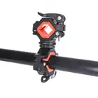 Велосипедный Универсальный светодиодный светильник держатель для вспышки вращающийся на 360 градусов зажим