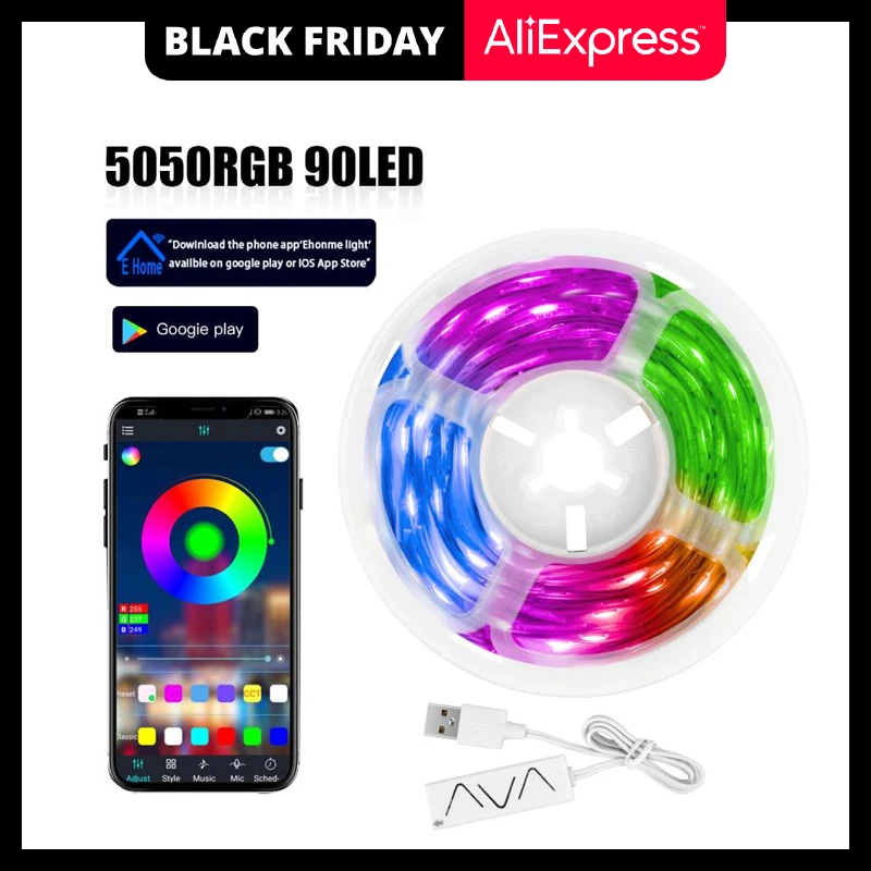 Умная светодиодная ленсветильник с регулируемой яркостью подсветильник ка