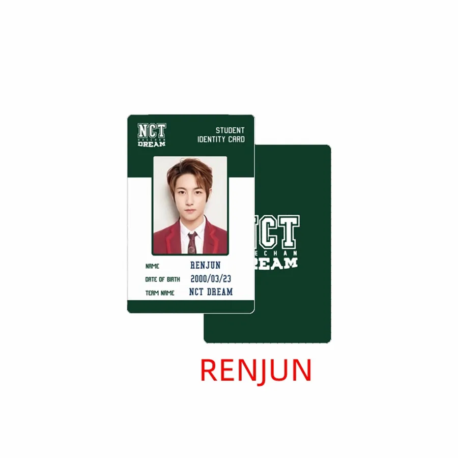 Kpop NCT мечта ПВХ фото карта Jaemin Jeno автограф Фотокарта HD Коллекционная карта