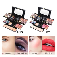 new makeup kit full professional 39 colors eyeshadow palette shimmer glitter matte long lasting blush power lipstick with mirror