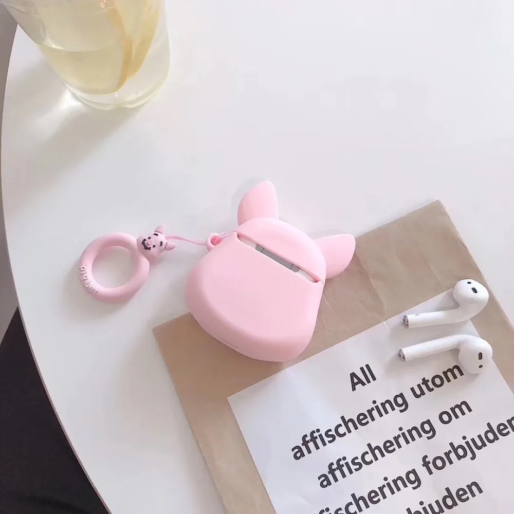 3D силиконовый чехол для наушников для Airpods 2 Чехол милый цвет «Boys Tears» чехол для Apple Air pods чехол для наушников для Earpods RingStrap