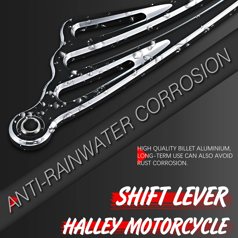 Крыло мотоцикла CNC черный 31 см Сдвиг рычага переключения передач для Harley Trike