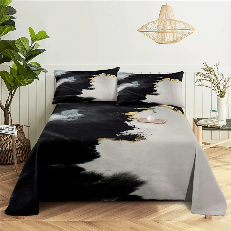 

Astronaut 0.9/1.2/1.5/1.8/2.0m Digital Printing Polyester Bed Flat Sheet With Pillowcase Print Bedding Set