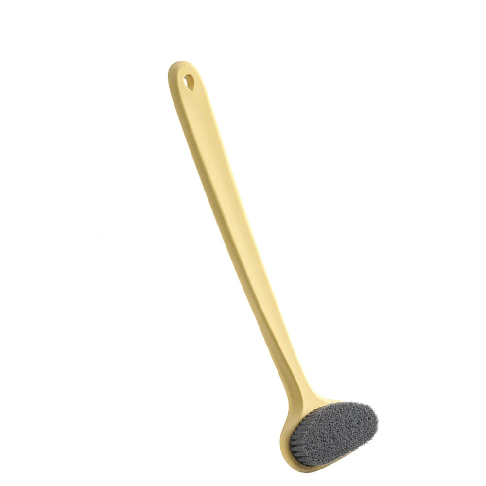 

1* Self-contained Design Bath Brush Long Handle Rubbing Towel Brush Soft Hair Comfortable Back Bathing Brush
