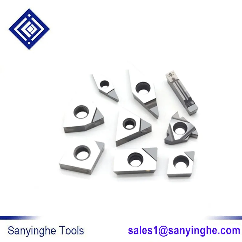 

Diamond blade copper and aluminum special CNC lathe tool gem turning tool grain super bright PCD cutter head diamond cutter head