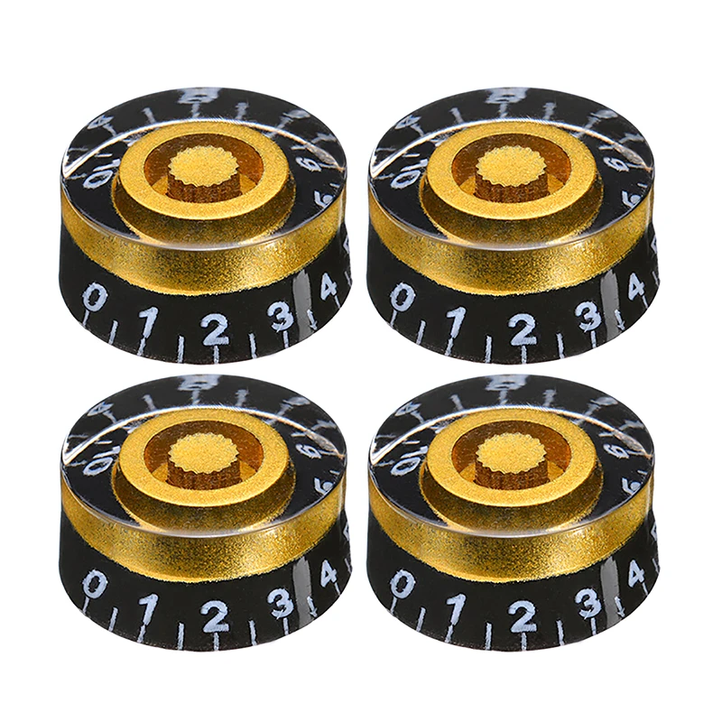 4 teilesatz tragbare geschwindigkeit volume tone control knöpfe acryl geschwindigkeit knob für gibson les paul e gitarre zubehör free