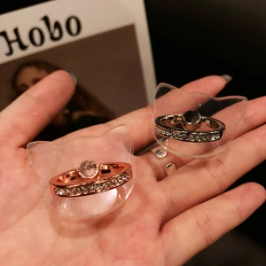 transparent mobile phone holder ring universal cat bear star support finger ring holder stand celular for iphone free global shipping