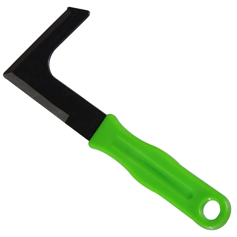 

L Shaped Weeding Scraper Garden Patio Weed Remover Patio Paving Moss Grass Cutter Lawn Mower Set LX0D