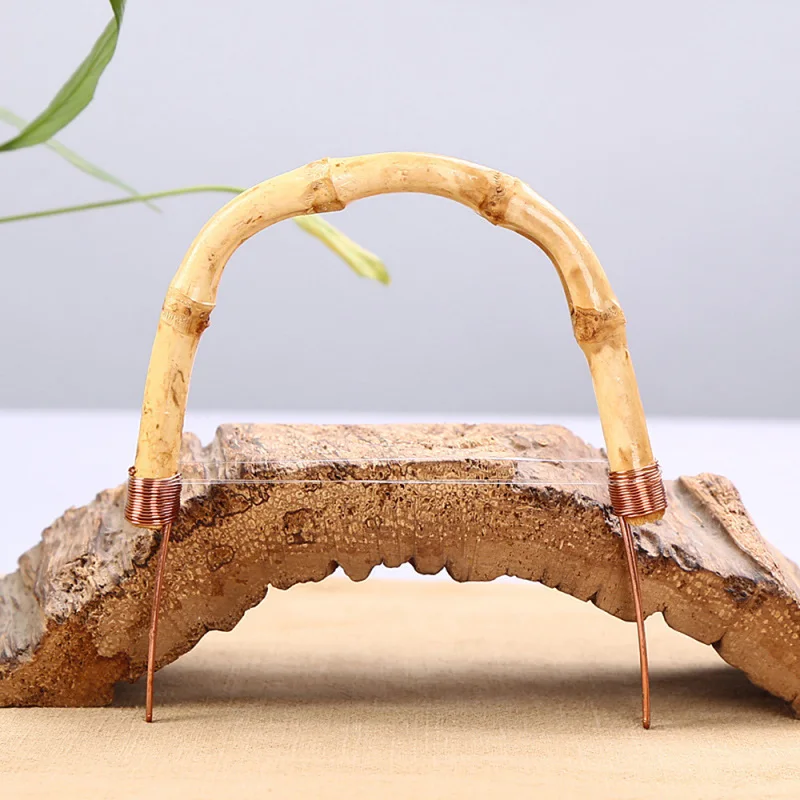 1 шт. винтажная изогнутая ручка из натурального бамбука для чайника кунг фу DIY