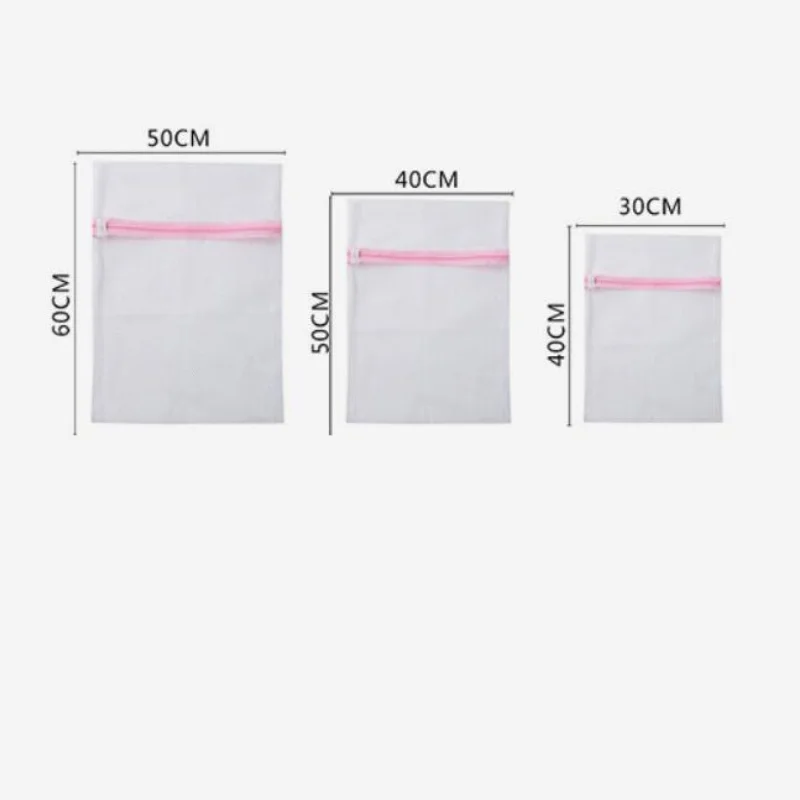 

1PC Zippered Mesh Laundry Wash Bags Foldable Delicates Lingerie Bra Socks Underwear Washing Machine Clothes Protection Net