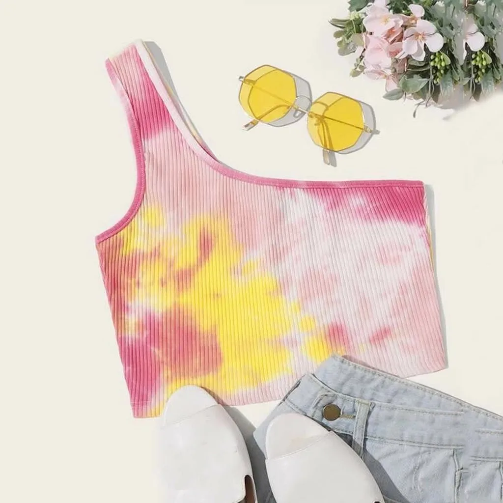 Женский топ на бретелях с завязками повседневный сексуальный открытыми плечами