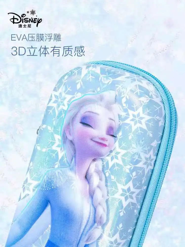 Disney Frozen School Bag For Girl Pencil Case Stationery Set Primary Student Orthopedic Shoulder Backpack Kids Birthday Gifts
