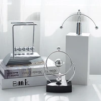 modern home decoration newtons pendulum perpetual motion office accessories pendulum ball physics tumbler desk accessories gift