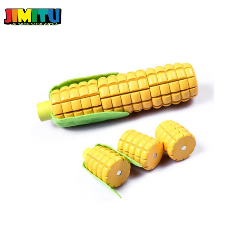 JIMITU деревянная детская кухня ролевые игры игрушки для резки овощей миниатюры еды