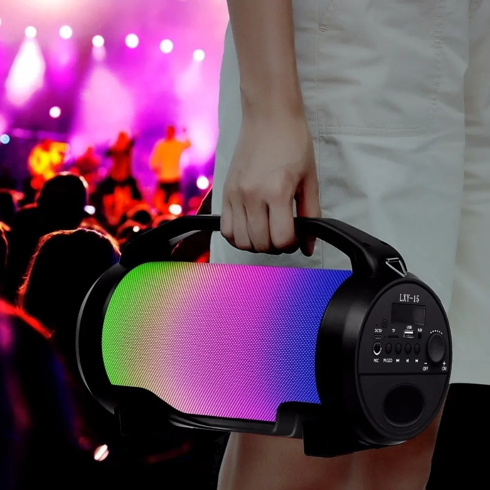 Ремешок мигающий Bluetooth динамик дистанционное управление портативный открытый