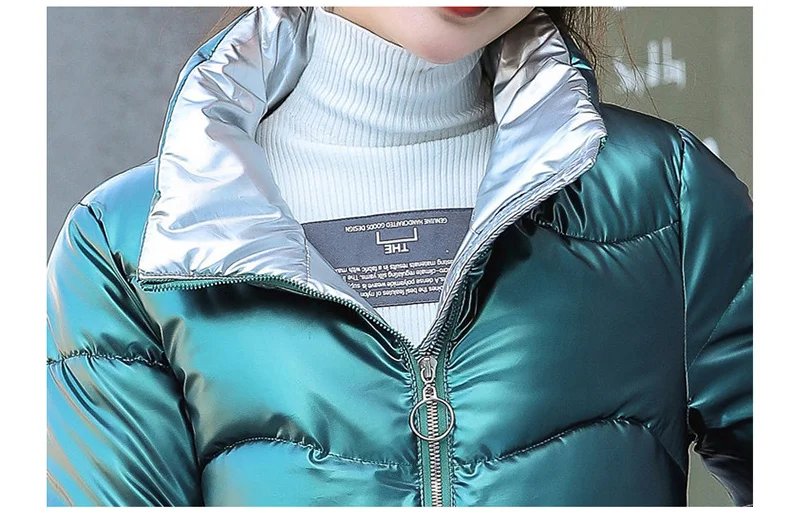 

Parka Women Winter Down Jacket Stand Collar Coat Outwear Female Parkas Thick Cotton Padded Female Basic Coats Overalls