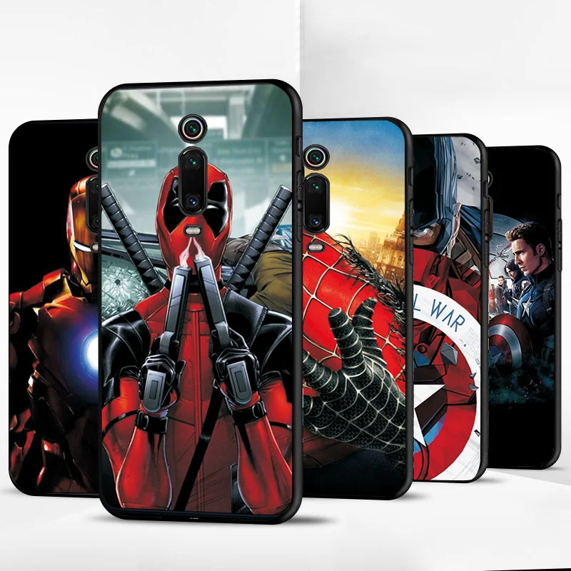 Чехол s для Xiaomi mi 9T чехол Hero Marvel Мягкий ТПУ черный чехол для Xiaomi mi 9T Pro mi 9T mi 8 mi 8SE mi 9 mi 9SE чехол для телефона