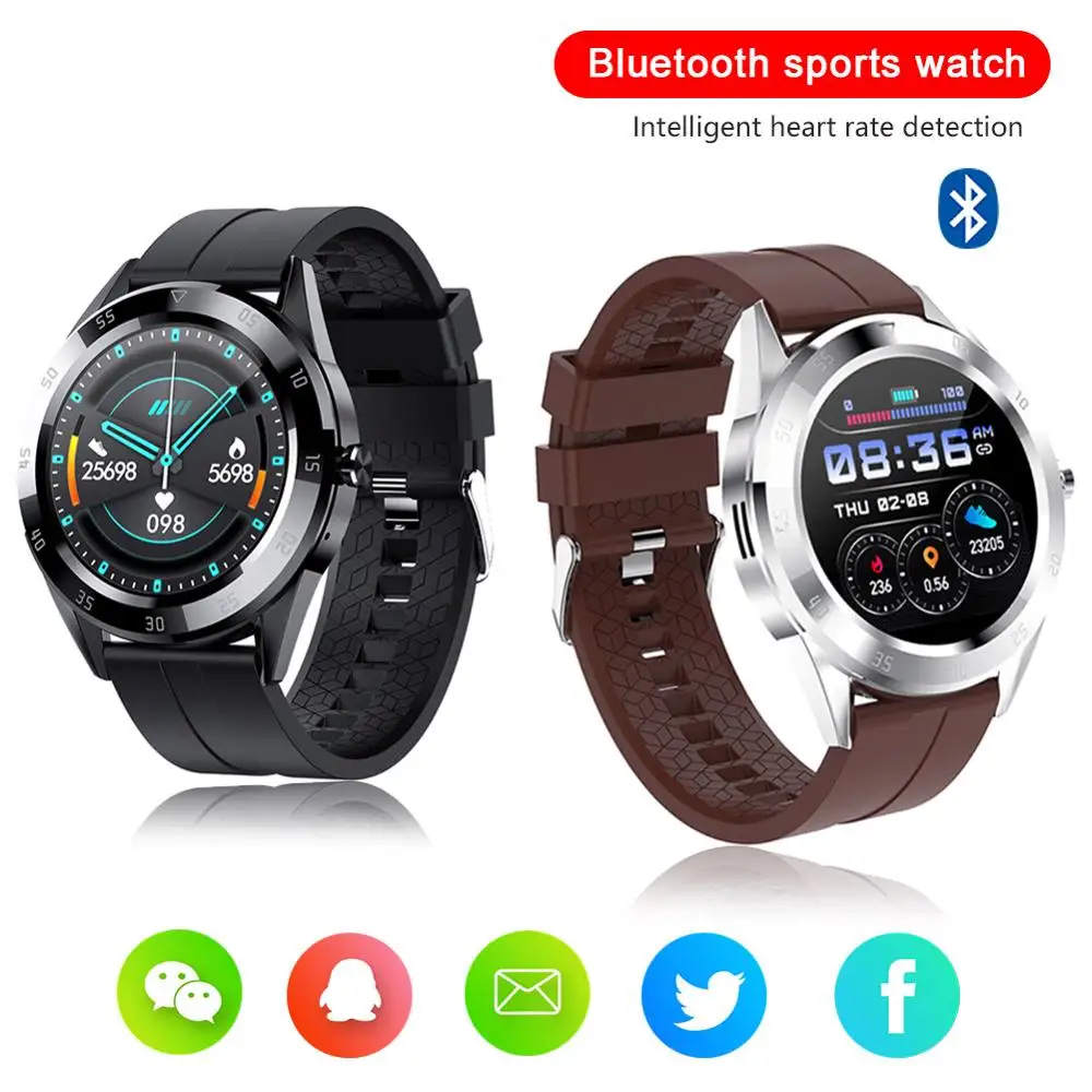 Y10 спортивные Смарт часы Для мужчин Bluetooth IP68 Водонепроницаемый SmartWatch W/ЭКГ крови