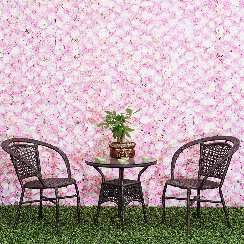 Искусственные розовые стеновые панели 16 × 24 дюйма фон для фотосъемки