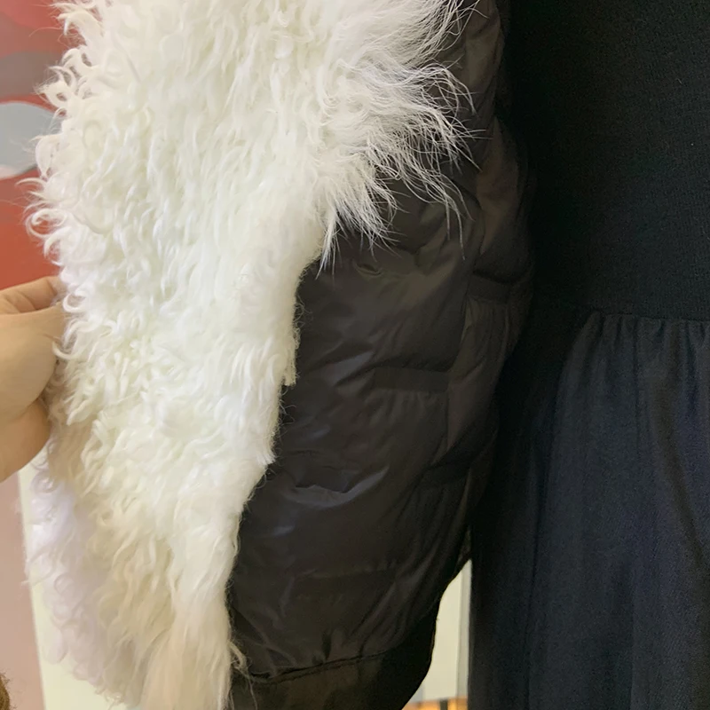 Новая куртка Mayloufer из 100% натуральной овечьей кожи пальто с натуральным пляжным