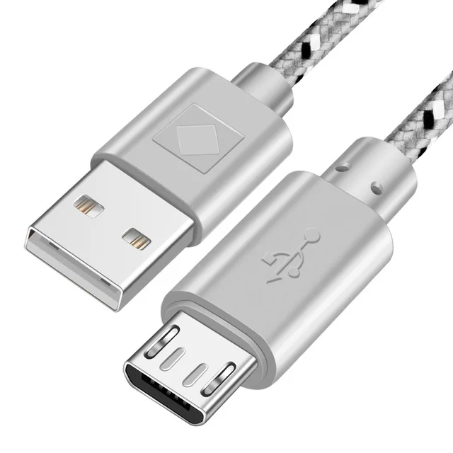 White Vanniso Micro USB кабель 1 м 2 м 3 м Синхронизация данных USB кабель зарядного устройства для samsung S6 S7 htc LG huawei xiaomi Android кабели для мобильных телефонов - Цвет: White