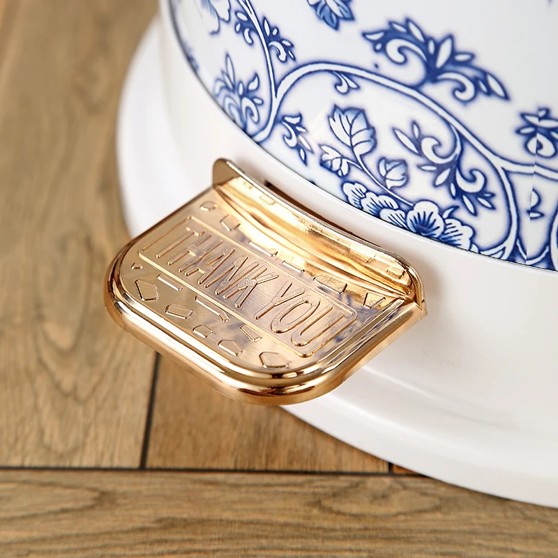 Бесплатная доставка европейская мусорная корзина легкая и Роскошная большая