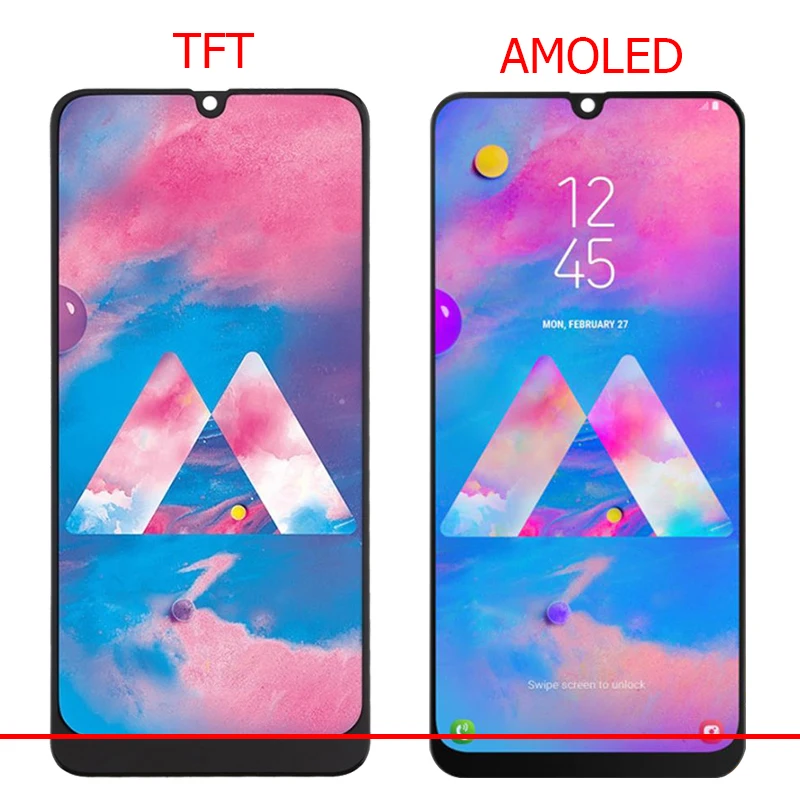 ЖК дисплей Incell TFT /AMOLED для Samsung Galaxy M30 M305 экран с дигитайзером в сборе M30s M307 сменный
