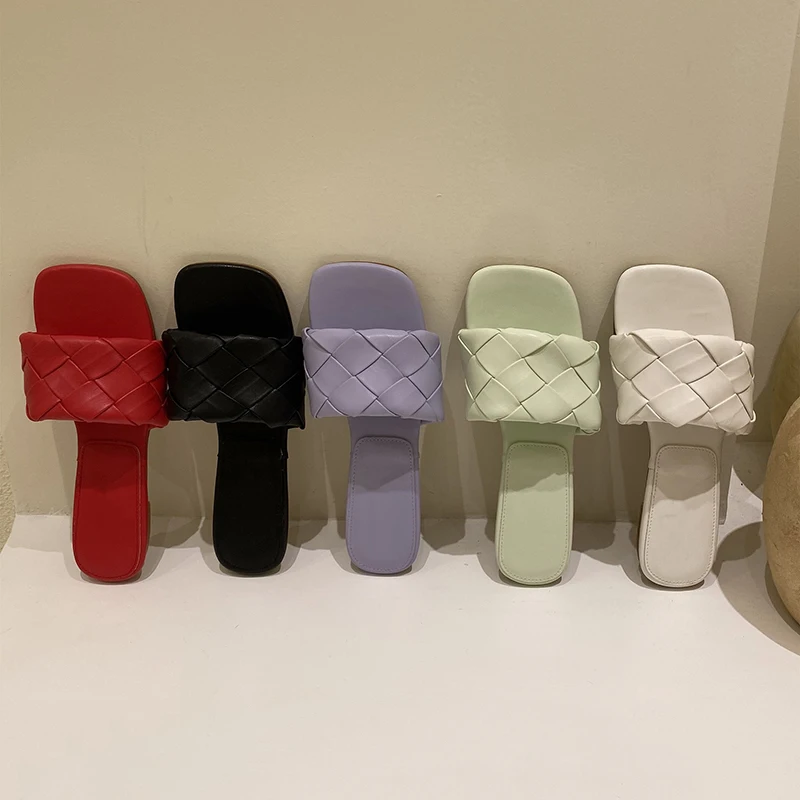 [DEAT] Новинка 2020 года Сезон весна лето Открытые пляжные шлепанцы на плоской