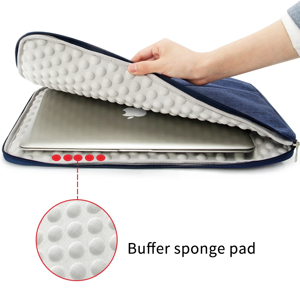KINGSLONG 15 inch laptop Sleeve for ASUS Lenovo XiaoMi HuaWei Case case Hand Bag Business Laptop cover Blue |