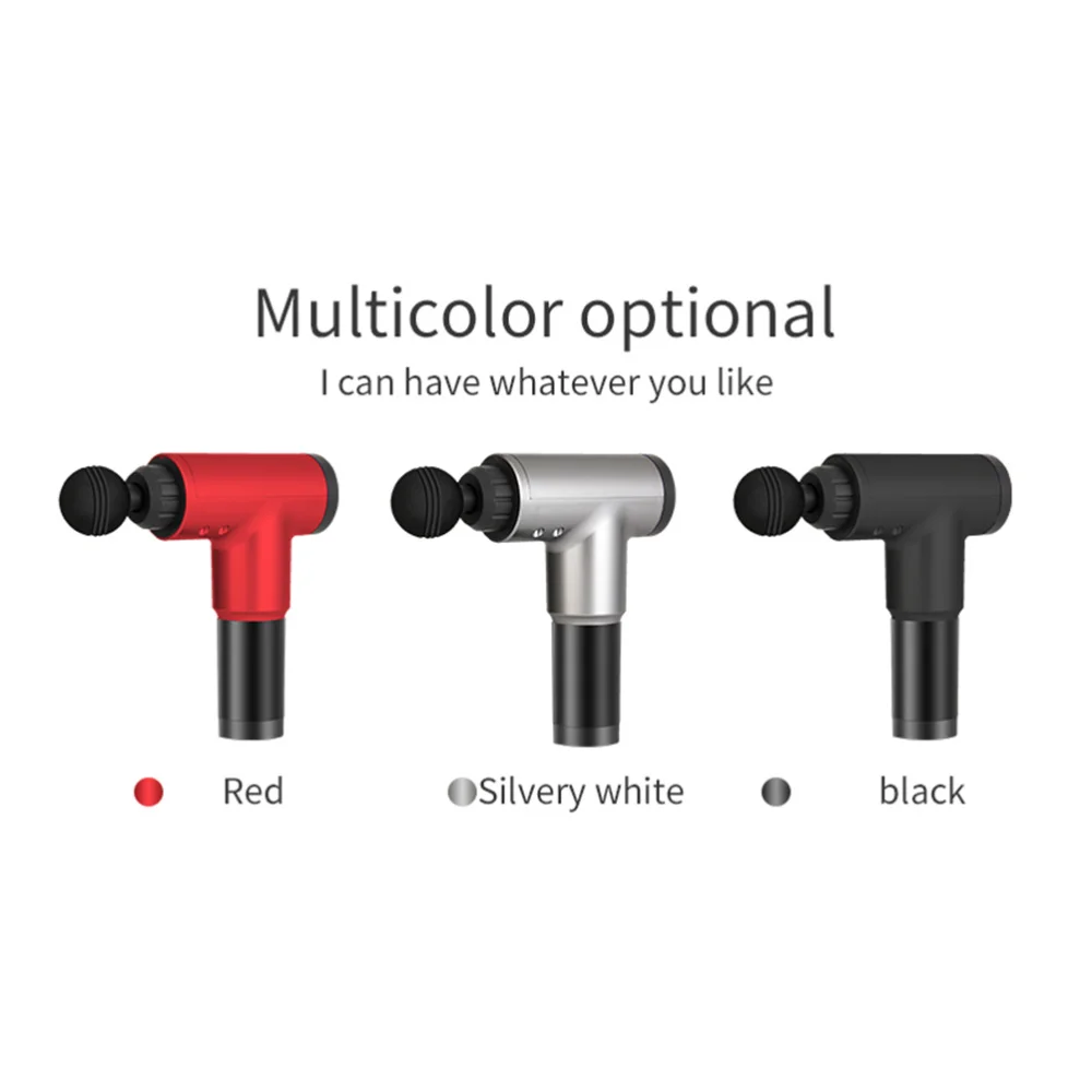 

Rechargeable Fascia Massager Muscle Relaxation Massager Fitness Equipment with Original AU Plug Silver