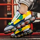 Мужские кроссовки для бега с воздушной подушкой, сетчатые трендовые теннисные кроссовки для активного отдыха, обувь для ходьбы и бега, амортизирующие удобные кроссовки